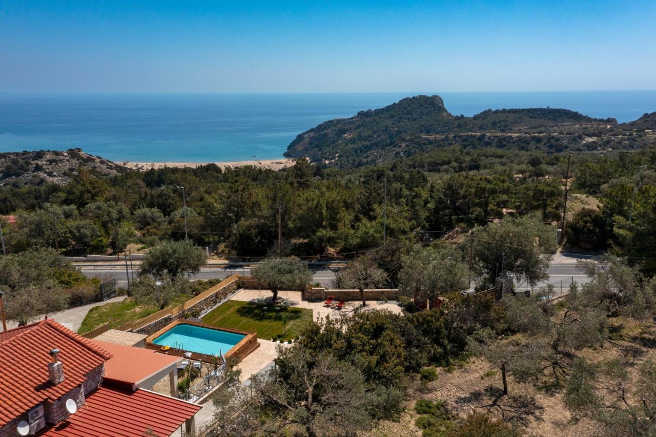 Sea Rock Villa Rodos Archangelos  Extérieur photo